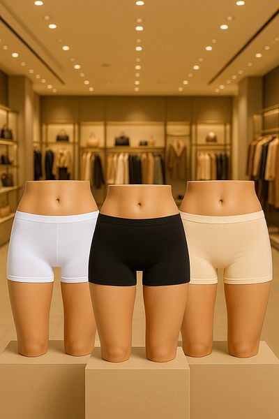 Loule Women's Clothing Cotton & Modal 3 Pieces Boxer Shorts Ol.Il.2255.01