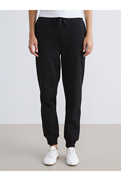 LC Waikiki Beli Lastikli Kadın Kalın Jogger Eşofman Altı