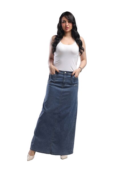 SUGA Easy Style Denim Skirt for Summer