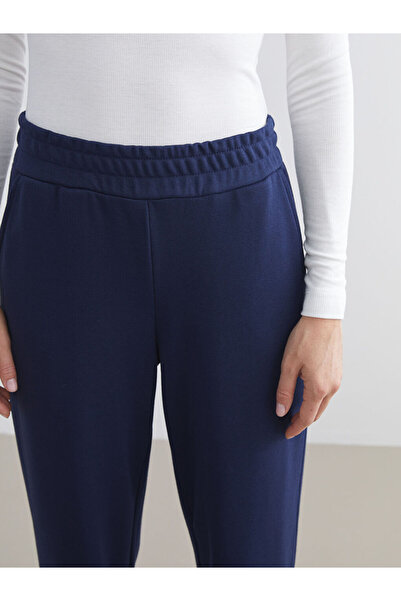LC Waikiki Lacivert Beli Lastikli Kadın Jogger Eşofman Altı