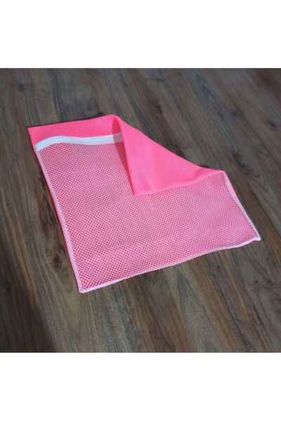 Evvano Pink Zippered - Delicate Laundry Slippers Shoes Washing Net Large Size