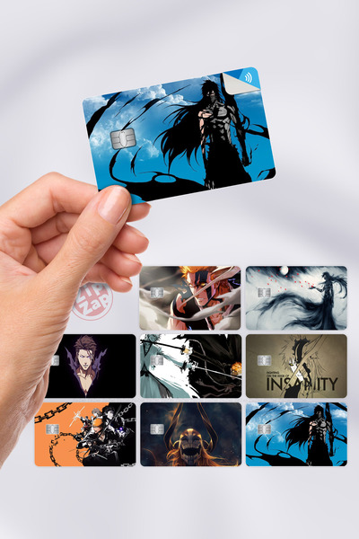 ZipZap Αυτοκόλλητο με επικάλυψη κάρτας Bleach 8 τεμαχίων