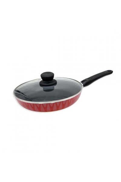 Trust Semi-deep non-stick pan with glass lid from Heavy Metal, size 30x5 cm