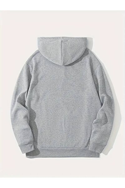 Flood Of Style Сірий унісекс Сірий 4 As з принтом 3 нитки з капюшоном Hoodie