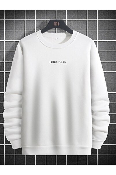 Flood Of Style White Unisex White Brooklyn Printed Oversize