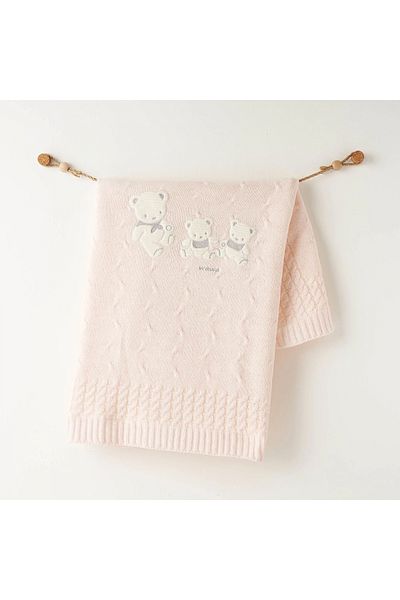 andywawa Ac26341 Knitwear Blanket 85X100 Pink Melange