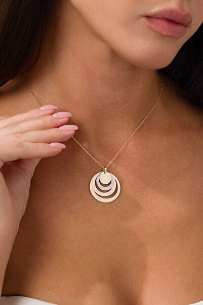 FERMAS KUYUMCULUK 14 Ayar İsimlik 3 Renk Altın Kolye