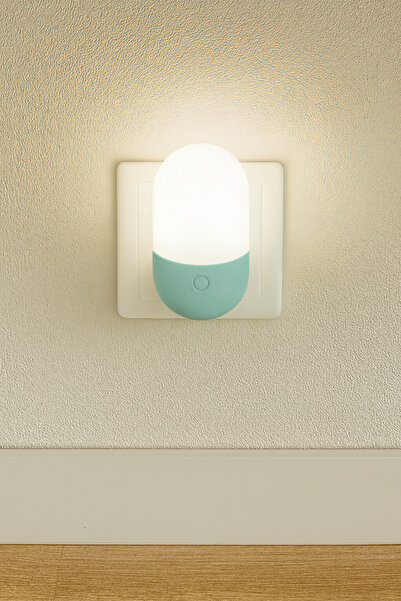 KİNETEX Gece Lambası Iki Renkli Günışığı ve Beyaz Renk 1 Watt LED