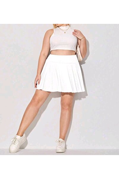 CARABO MODA Fusta mini klos cu buzunar interior în interiorul jambierei