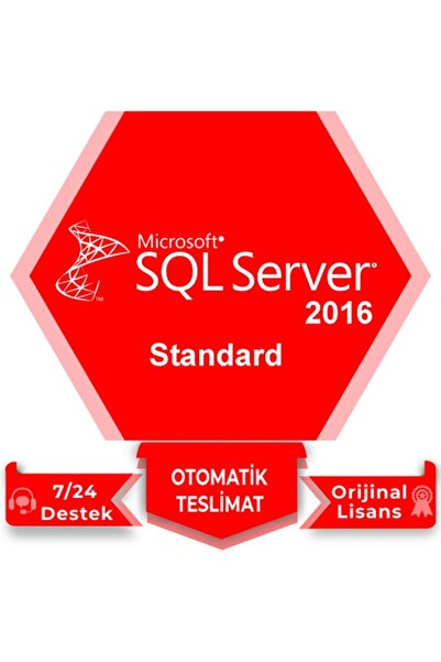 MICROSOFT SQL Server 2016 Standard Dijital Lisans – Orijinal Ürün Anahtarı (Key)