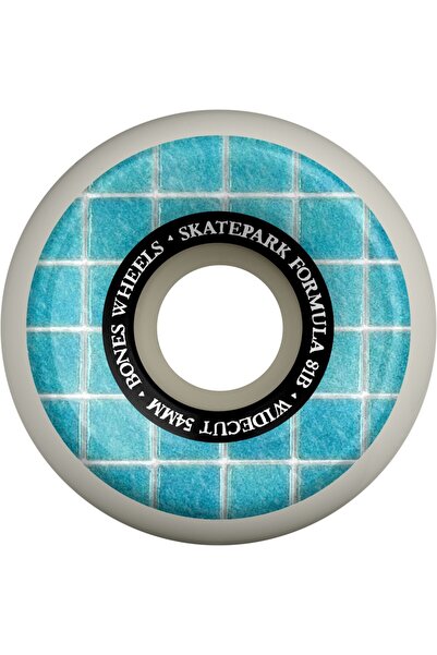 Bones SPF Pool & The Gang 54MM V6 Widecut 81B White Wheels