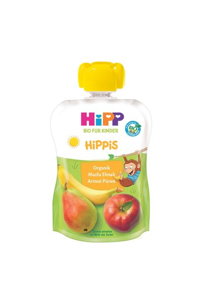 Hipp Organik Muzlu Elmalı Armut Püresi 100 G x 1 Adet