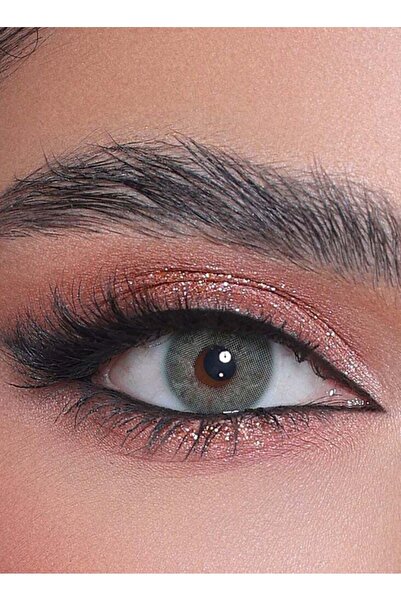 3D COLORS عدسات لاصقة ملونة ثلاثية الأبعاد - عدسات خضراء شهرية - زوج في علبة مع حافظة العدسات