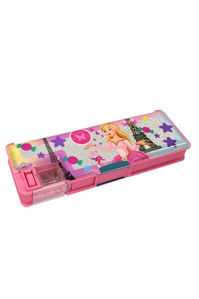 Roco Hard Pencil Case – Race Car Design with 2 Compartments