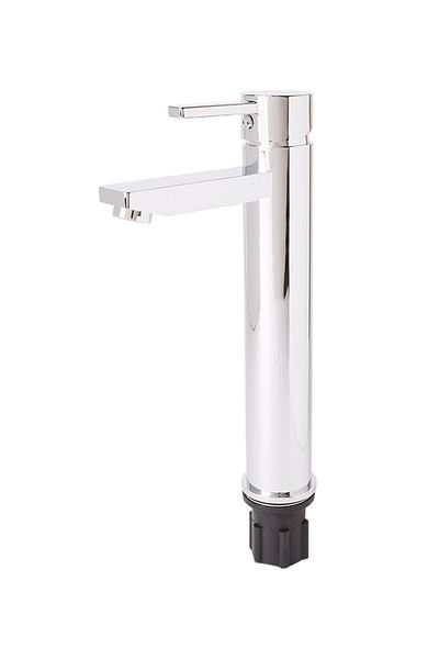Raffine Single Handle Brass Long Tap Silver