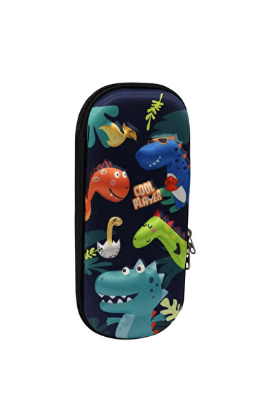 Roco حافظة أقلام صلبة - تصميم الديناصورات