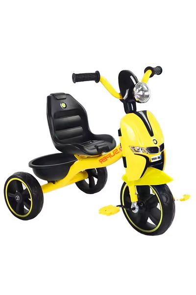 rexa Children's Toy Car Tricycle with Stroller Frame – Durable Plastic Bike for 1-6 Years