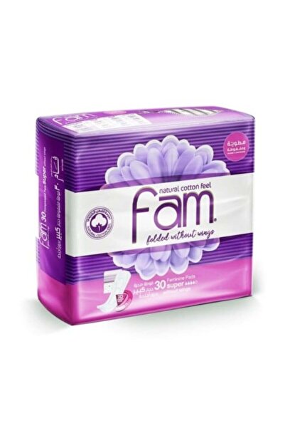 FAM Fam - Large Sanitary Pads Without Wings, 30 Pads