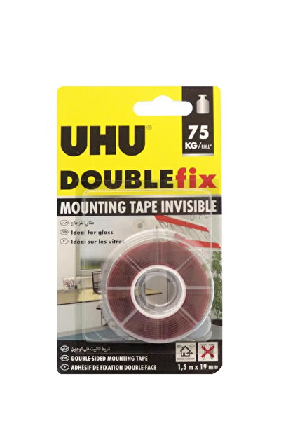 Uhu لفافة تثبيت شديدة التحمل 1.5 × 0.019 متر - شريط لاصق قوي