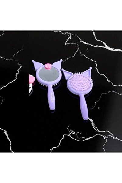 Kuzey Tacı Παιδική χτένα μαλλιών με καθρέφτη χαριτωμένο χαρακτήρα Vip 2 χρώματα