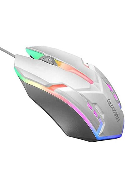 Datazone Ultra Fast Wired Gaming Mouse with Responsive Keys and Charging Dock with RGB Lighting Mult