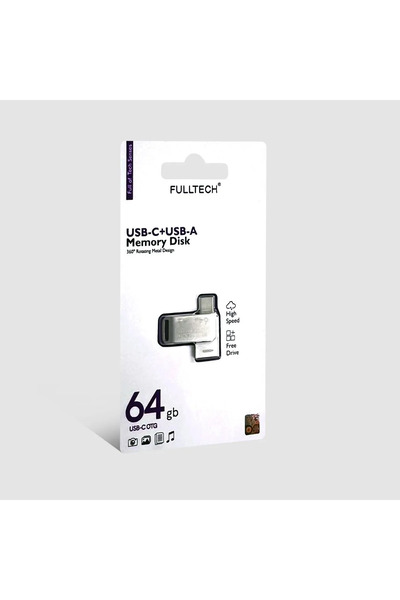 MATECHNO Metal USB OTG Type-C USB Flash Bellek 2 In 1 Type-c Girişli Akıllı Telefon Uyumlu