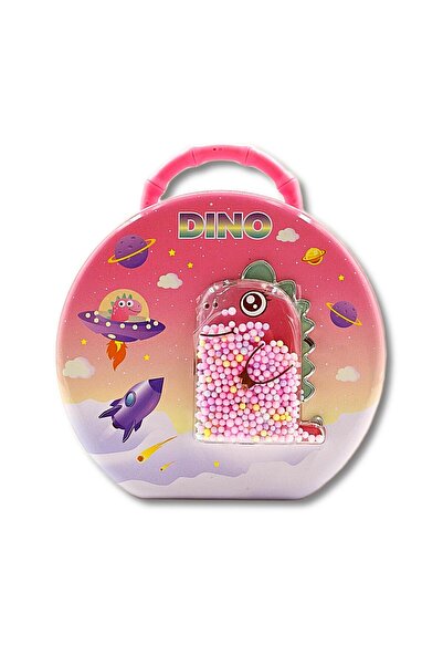 Linea Şifreli Metal Yuvarlak Dino Kumbara (0355) Pembe