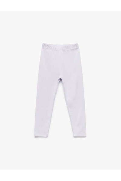 Koton Lilac Baby Girl Leggings 6Wmg40024Ak