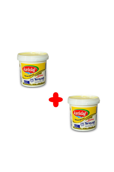 Çiftlik ve mandıra Karlıdağ 2 adet 750gr’lık tereyağı…