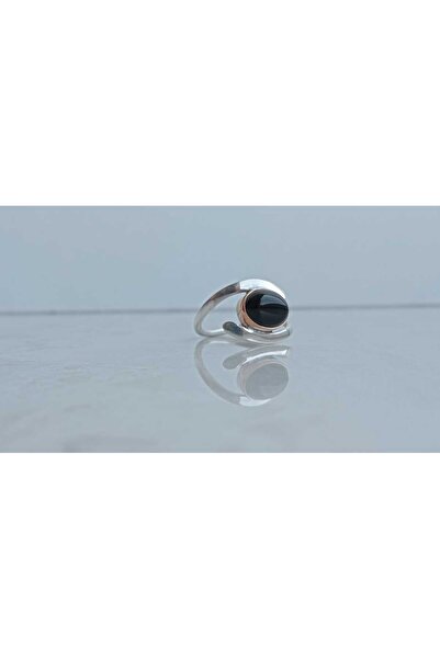 GÜMÜŞ Papila Silver Sarmal Minimal Akik Tasarım Yüzük