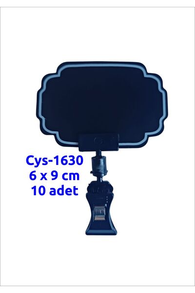 CYS ETİKET CYS 1630m Siyah Pvc Fiyat Etiketleri Yazılıp,Silinebilir,ayarlanab...