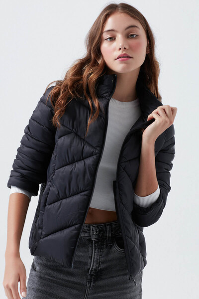 Mavi Black Women's Coat M110698-900