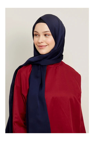 Madame Polo Mp - Evening Dress Janjan Shawl - Navy Blue