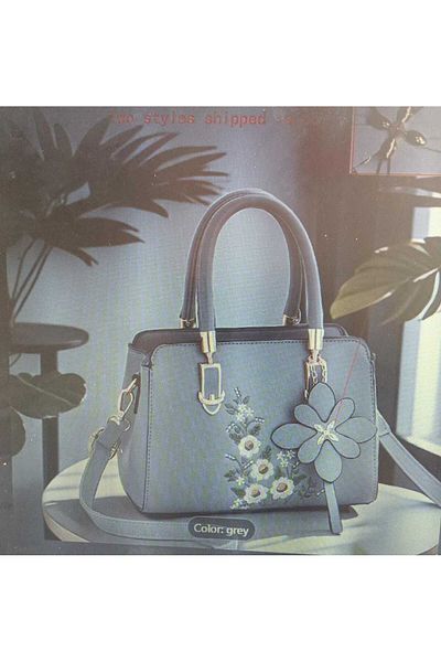 Other Floral Pattern Large Capacity Crossbody Handbag with Stylish Top Handle, Chic Pendant Decoration