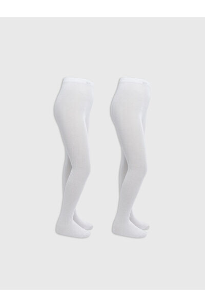 LC Waikiki New Season Basic Girls Pantyhose 2-Piece