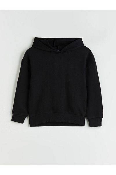 LC Waikiki New Season Hooded Basic Girl's Sweatshirt