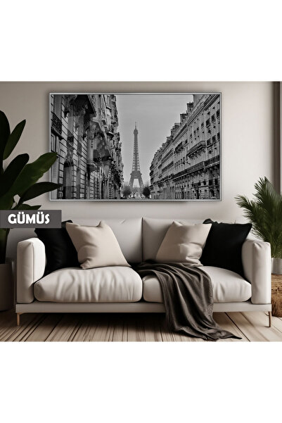 Harikabirev HARİKABİREV | MODEL TURĂ EIFFEL DE CULOARE NEGRU&ALB | TABLO DE S...