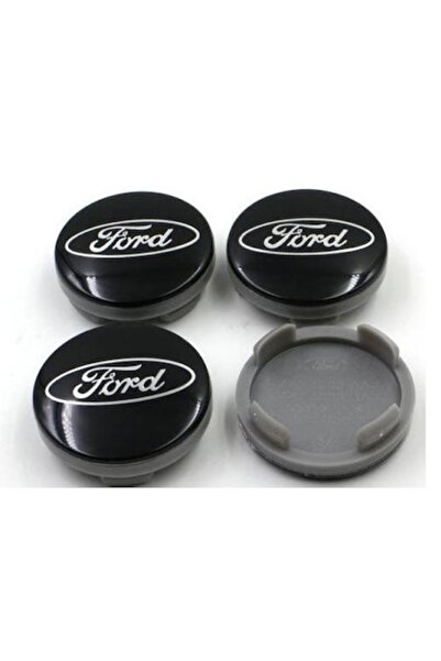 Ford Set 4 capace de roată 54mm negre pentru jante din aliaj Focus/Mondeo/Kuga