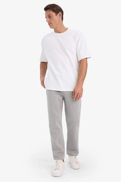 DeFacto New Season Regular Fit Waist Lace-Up Pocket Straight Leg Thick Sweatpants