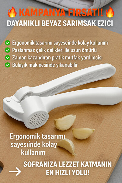 obrigado Sarmısak Rendesi Sarımsak Zencefil Ezeceği Pratik Metal Mutfak Akses...