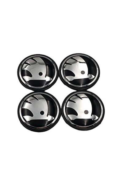 Skoda Set de 4 tăvi Roti cu capacitate centrală 65 mm 3B7601171