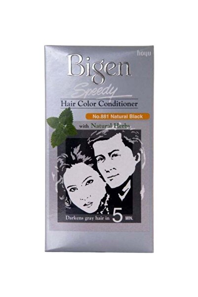 BİGEN Speedy Hair Color Conditioner With Natural Herbs Natural Black