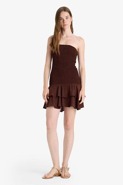 DeFacto New Season Strapless Gipeli Mini Dress