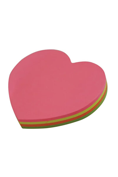 Roco Die-Cut Self-Stick Notes – Heart Shape, 100 Sheets