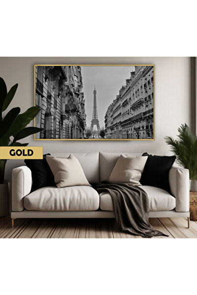 Harikabirev HARİKABİREV | MODEL TURĂ EIFFEL DE CULOARE NEGRU&ALB | TABLO DE S...