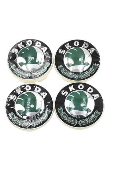 Skoda Set 4 capace centrale, SKODA, 55mm, 15 inch