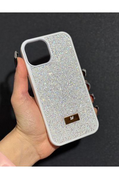 SUPPO iPhone 14 Plus/ 15 Plus Compatible Shiny Diamond Stone Diamond Sparkling Lux Swr Cover Case