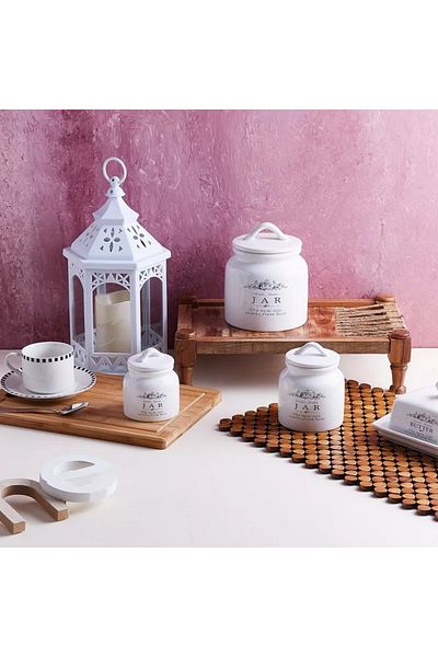 Home Box Sweet Home Printed Canister- 8.5 cm