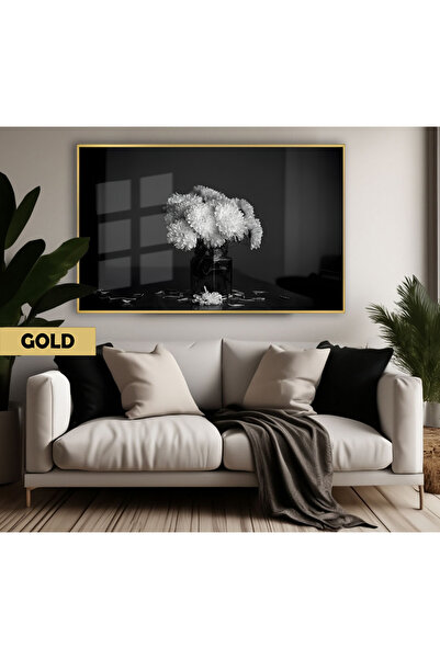 Harikabirev HARİKABİREV | MODEL DE FLORI ÎN VAS DE CULOARE NEGRU&ALB | TABLO ...