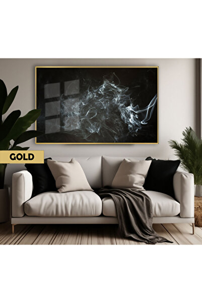 Harikabirev HARİKABİREV | MODEL SILUETĂ DE FUM DE CULOARE ALB&NEGRU | TABLO D...